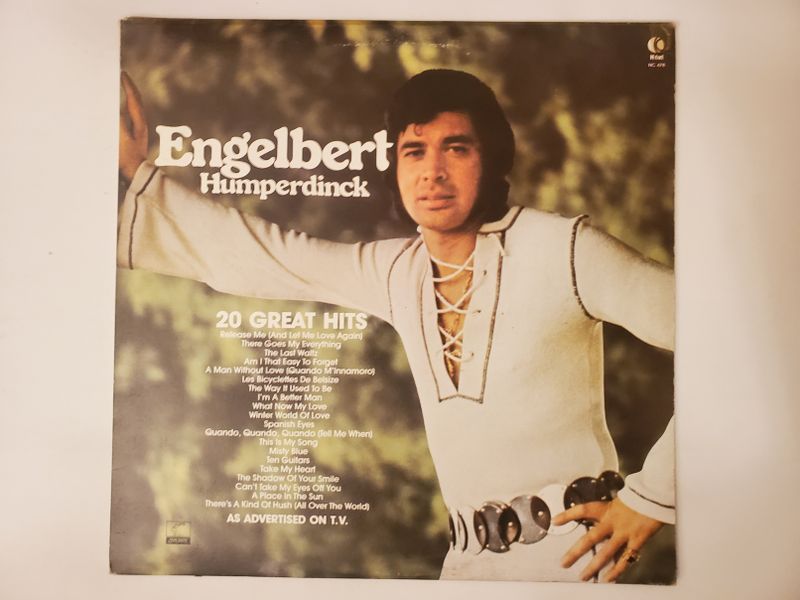 Engelbert Humperdinck 20 Great Hits vinyl record